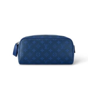 Louis Vuitton Toilet Dopp Kit Pouch Bag Blue 11in/28cm M30849