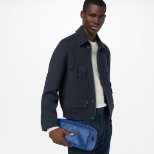 Alternative view of Louis Vuitton Toilet Dopp Kit Pouch Bag Blue 11in/28cm M30849
