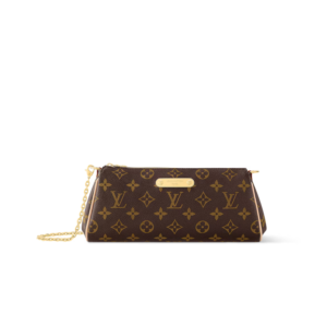 Louis Vuitton Eva 2Way Chain Shoulder Bag 10.6in/ 27cm Brown Monogram For Women M13567