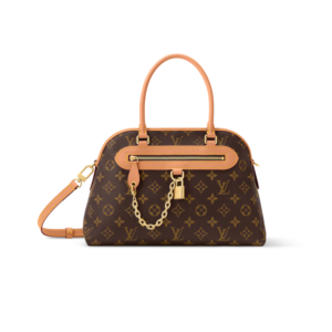 Louis Vuitton Ever More PM Shoulder Bag 13.8in/ 35cm Brown Monogram Gold Hardware For Women M15208