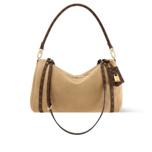 Louis Vuitton Express MM Shoulder Bag 14.2in/ 36cm Hazelnut Gold Hardware For Women M26358