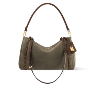 Louis Vuitton Express MM Shoulder Bag 14.2in/ 36cm Khaki Gold Hardware For Women M29230