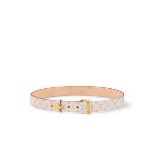 Louis Vuitton Flowergram Ardillon 30mm Belt Beige For Women M8883X