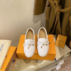 Alternative view of Louis Vuitton Gloria Flat Loafer White For Women
