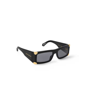 Louis Vuitton Heritage Low Square Sunglasses Black For Men Z3157U