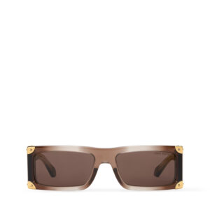 Alternative view of Louis Vuitton Heritage Low Square Sunglasses Brown For Men Z3191U