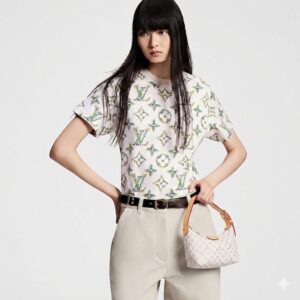 Alternative view of Louis Vuitton Hills Pochette Shoulder Bag 7.3in/ 18.5cm Mastic Brown Gold Hardware For Women M12433