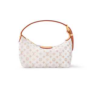 Louis Vuitton Hills Pochette Shoulder Bag 7.3in/ 18.5cm Mastic Brown Gold Hardware For Women M12433