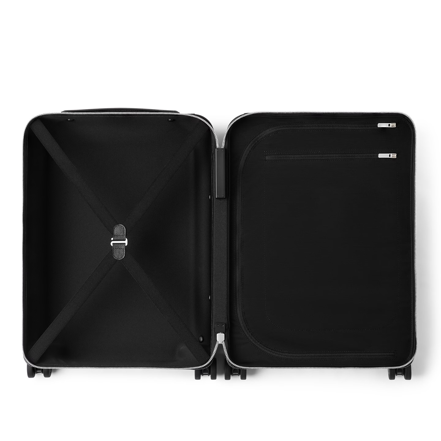 Louis Vuitton Horizon 55 Suitcase 21.7in/ 55cm Black Taiga Leather Silver Hardware M23260