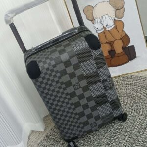 Alternative view of Louis Vuitton Horizon 55 21.7in/ 55cm Damier Graphite Grey Silver Hardware