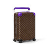 Louis Vuitton Horizon 55 Suitcase 21.7in/ 55cm Brown/ Violet Silver Hardware M46782 - Image 2