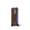 Louis Vuitton Horizon 55 Suitcase 21.7in/ 55cm Brown/ Violet Silver Hardware M46782 - Image 3