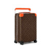 Louis Vuitton Horizon 55 Suitcase 21.7in/ 55cm Brown/ Orange Silver Hardware M46777 - Image 2