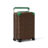 Louis Vuitton Horizon 55 Suitcase 21.7in/ 55cm Brown/ Green Silver Hardware M46781 - Image 2