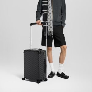 Alternative view of Louis Vuitton Horizon 55 Suitcase 21.7in/ 55cm Black Silver Hardware N23209