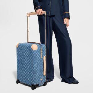 Alternative view of Louis Vuitton Horizon 55 Suitcase 21.7in/ 55cm Blue Denim Champagne Hardware M28386