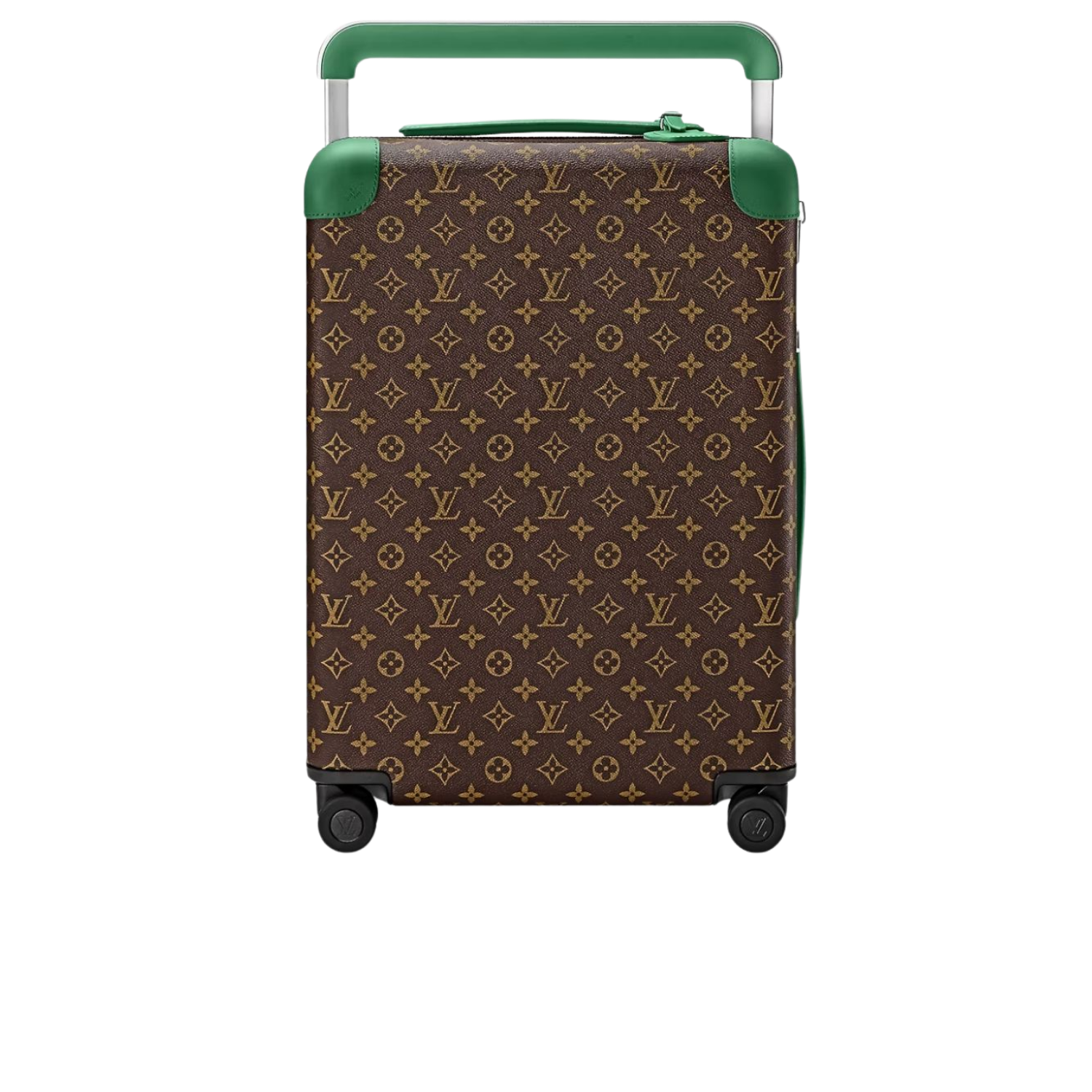Louis Vuitton Horizon 55 Suitcase 21.7in/ 55cm Brown/ Green Silver Hardware M46781