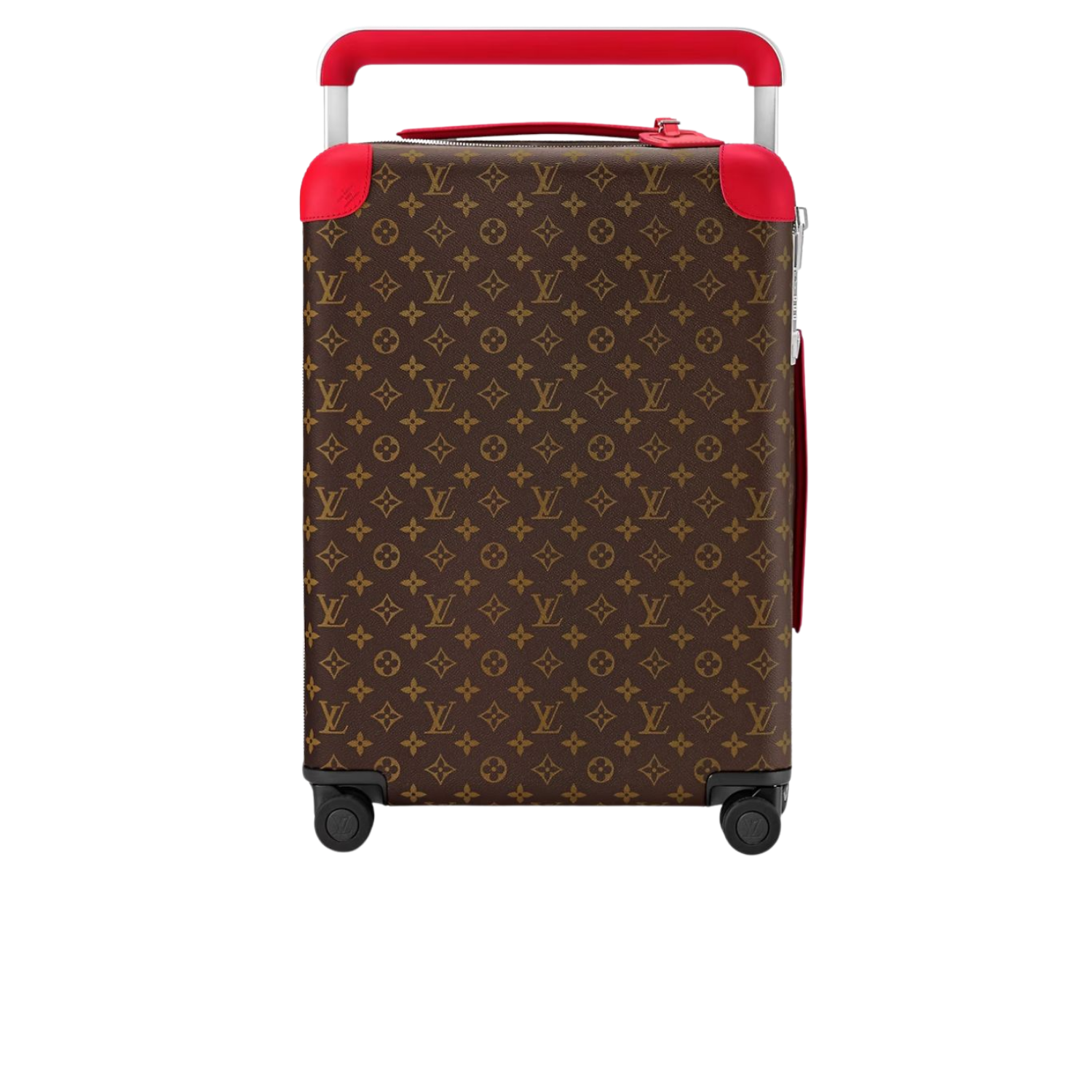 Louis Vuitton Horizon 55 Suitcase 21.7in/ 55cm Brown/ Red Silver Hardware M46778