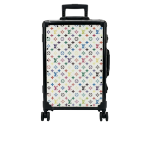 Louis Vuitton Horizon 55 Suitcase 21.7in/ 55cm White Black Hardware