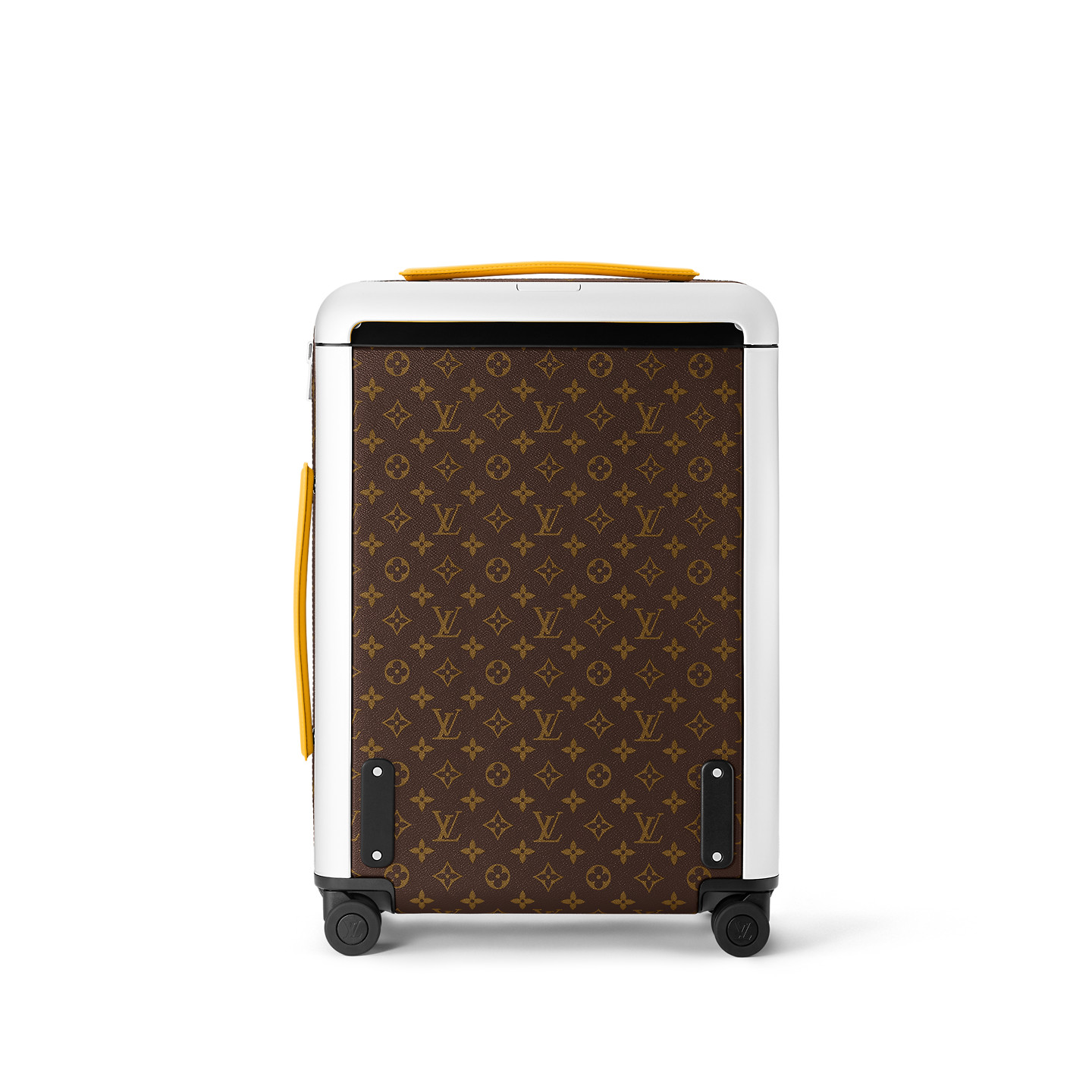 Louis Vuitton Horizon 55 Suitcase 21.7in/ 55cm Brown/ Yellow Silver Hardware M46762 - Image 3