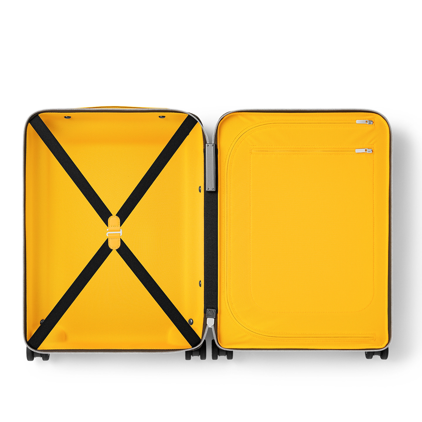 Louis Vuitton Horizon 55 Suitcase 21.7in/ 55cm Brown/ Yellow Silver Hardware M46762 - Image 4