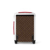 Louis Vuitton Horizon 55 Suitcase 21.7in/ 55cm Brown/ Red Silver Hardware M46778 - Image 3