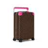 Louis Vuitton Horizon 55 Suitcase 21.7in/ 55cm Brown/ Pink Silver Hardware M46780 - Image 2