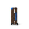 Louis Vuitton Horizon 55 Suitcase 21.7in/ 55cm Brown/ Blue Silver Hardware M46779 - Image 3