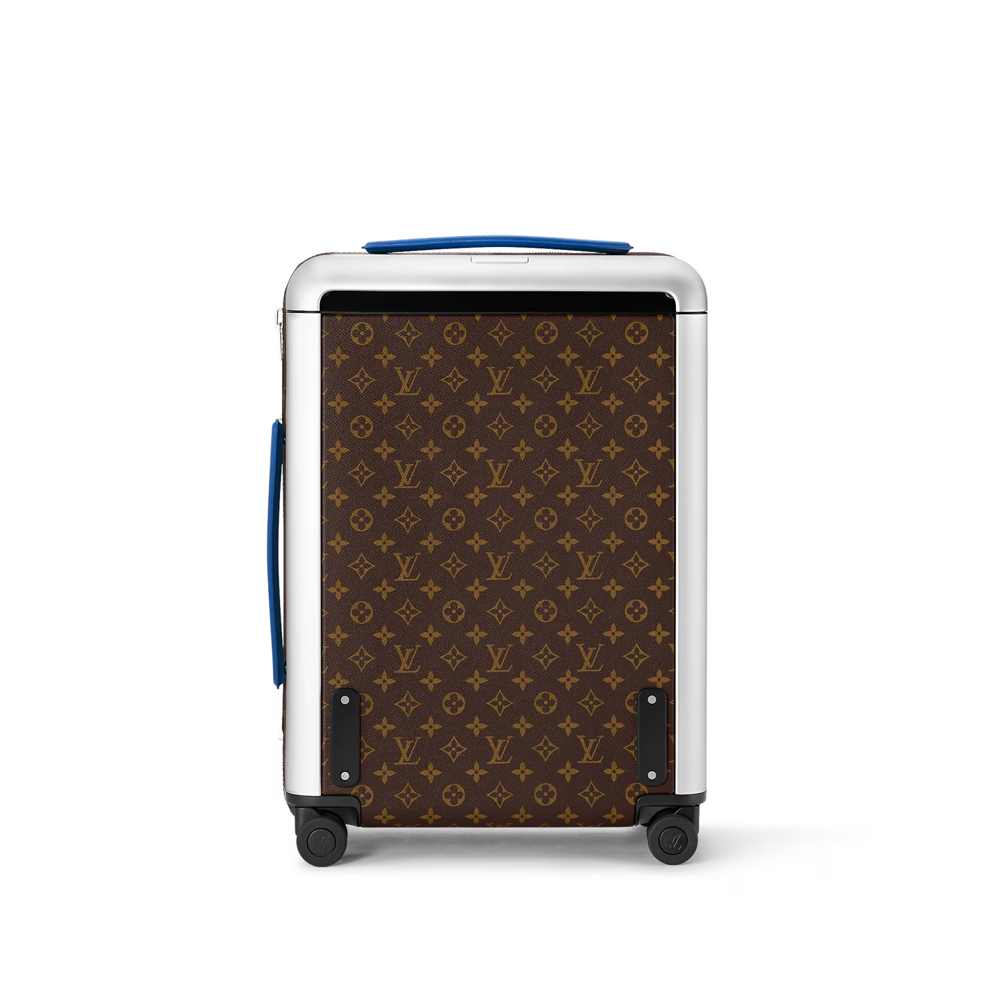 Louis Vuitton Horizon 55 Suitcase 21.7in/ 55cm Brown/ Blue Silver Hardware M46779 - Image 4