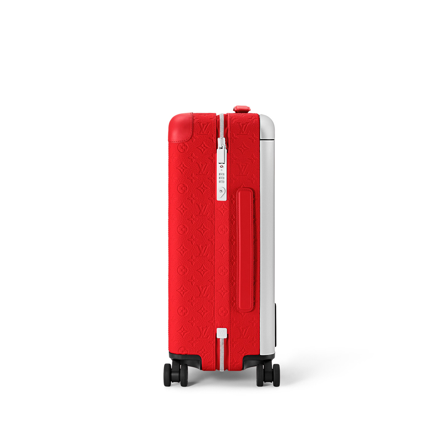 Louis Vuitton Horizon 55 Suitcase 21.7in/ 55cm Red Silver Hardware M23628 - Image 4