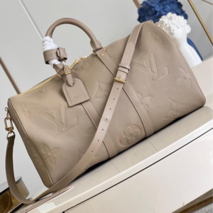 Alternative view of Louis Vuitton Keepall 45 Travel Bag 17.7in/ 45cm Beige Gold Hardware For Women M46114