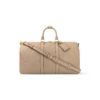 Louis Vuitton Keepall 45 BA Travel Bag 17.7in/ 45cm Tourterelle Gold Hardware M46114