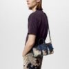 Louis Vuitton Keepall Bandouliere 25 Travel Bag 9.8in/ 25cm Ink Blue Monogram Bleach Gold Hardware For Men M46804 - Image 2
