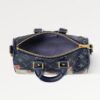 Louis Vuitton Keepall Bandouliere 25 Travel Bag 9.8in/ 25cm Ink Blue Monogram Bleach Gold Hardware For Men M46804 - Image 5