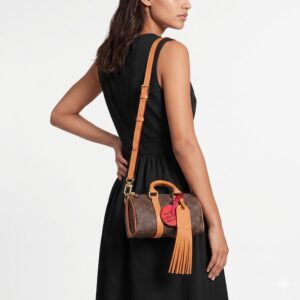 Alternative view of Louis Vuitton Keepall Bandouliere 25 Travel Bag 9.8in/ 25cm Brown Monogram Gold Hardware M11542