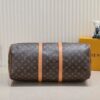 Louis Vuitton Keepall Bandouliere 45 Travel Bag 17.7in/ 45cm Brown Black Hardware M46703 - Image 4