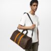 Louis Vuitton Keepall Bandouliere 45 Travel Bag 17.7in/ 45cm Brown Black Hardware M46703 - Image 2