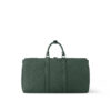 Louis Vuitton Keepall Bandouliere 50 Travel Bag 19.7in/ 50cm Green Matte Green Hardware M24440 - Image 6