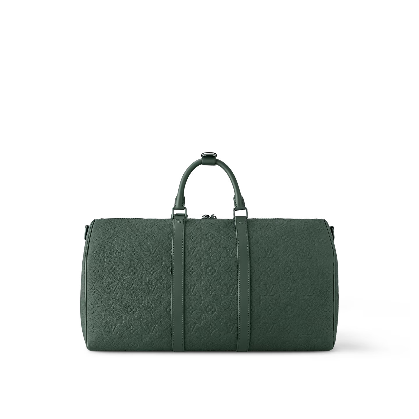 Louis Vuitton Keepall Bandouliere 50 Travel Bag 19.7in/ 50cm Green Matte Green Hardware M24440 - Image 6