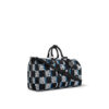 Louis Vuitton Keepall Bandouliere 50 Travel Bag 19.7in/ 50cm Blue Moon Black Hardware For Men M23771 - Image 5