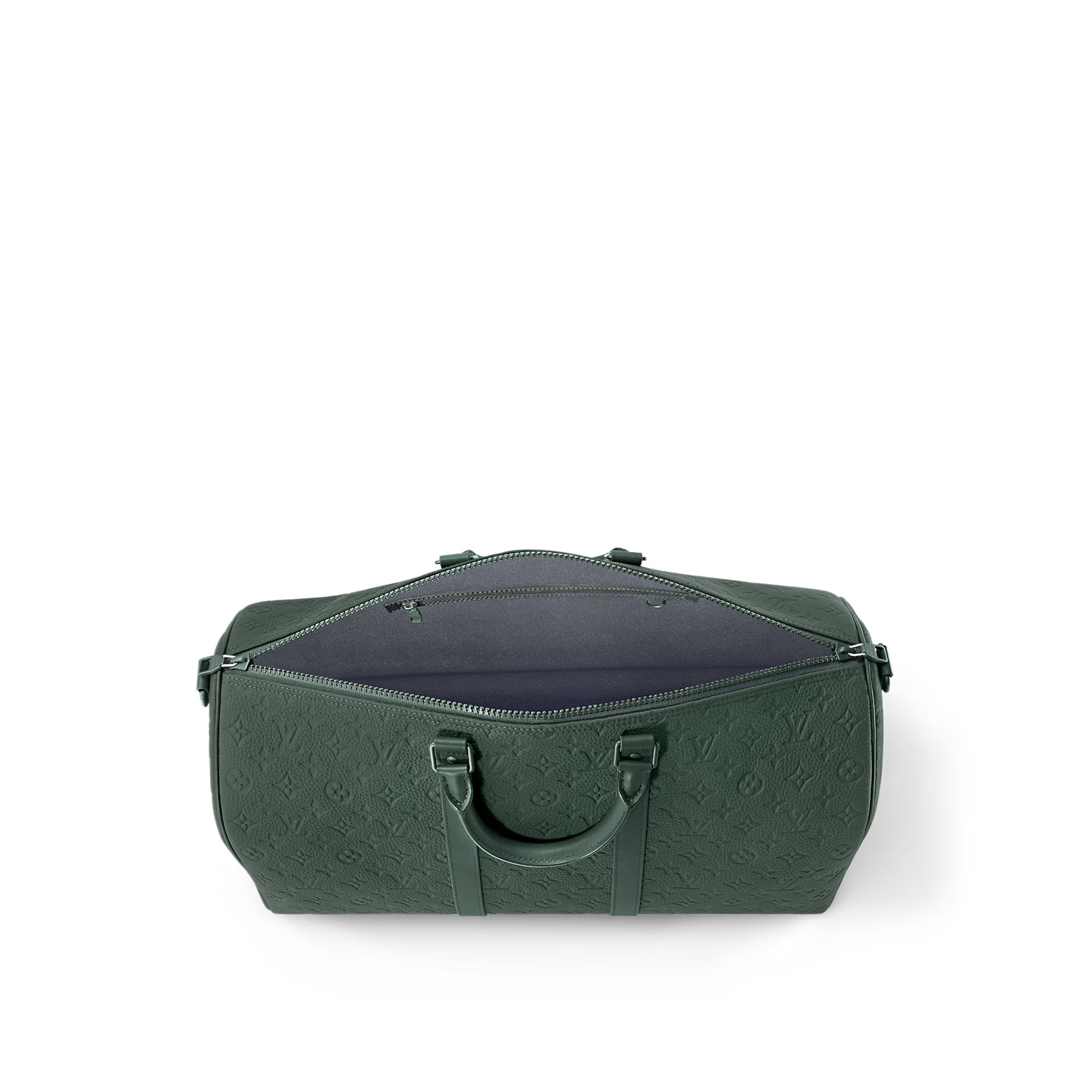 Louis Vuitton Keepall Bandouliere 50 Travel Bag 19.7in/ 50cm Green Matte Green Hardware M24440 - Image 5