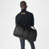 Louis Vuitton Keepall Bandouliere 50 Travel Bag 19.7in/ 50cm Black Matte Black Hardware M59025 - Image 2