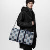 Louis Vuitton Keepall Bandouliere 50 Travel Bag 19.7in/ 50cm Blue Moon Black Hardware For Men M23771 - Image 2