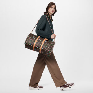 Alternative view of Louis Vuitton Keepall Bandouliere 50 Travel Bag 19.7in/ 50cm Brown Gold Hardware M24901