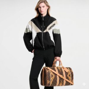 Alternative view of Louis Vuitton Keepall Bandouliere 50 Travel Bag 19.7in/ 50cm Brown Gold Hardware M11577