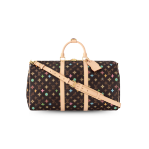 Louis Vuitton Keepall Bandouliere 50 Travel Bag 19.7in/ 50cm Brown Gold Hardware M24901