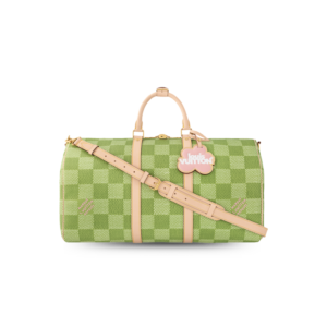 Louis Vuitton Keepall Bandouliere 50 Travel Bag 19.7in/ 50cm Green Gold Hardware N40667