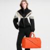 Louis Vuitton Keepall Bandouliere 50 Travel Bag 19.7in/ 50cm Orange Silver Hardware M23749 - Image 2
