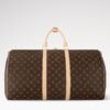 Louis Vuitton Keepall Bandouliere 55 Travel Bag 21.7in/ 55cm Brown Monogram Gold Hardware M41414 - Image 5