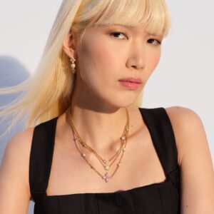 Alternative view of Louis Vuitton LV Blooming Symphony Earrings Gold Hardware For Women M04227